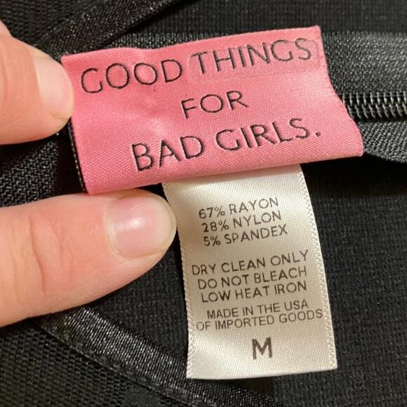 Vixen By Micheline Pitt Frenchie Wiggle Swing Polka Dot Dress Size Medium - Picture 6 of 6